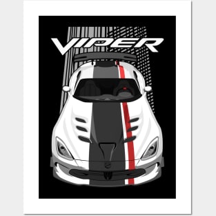 Viper ACR-5thgen-white black red Posters and Art